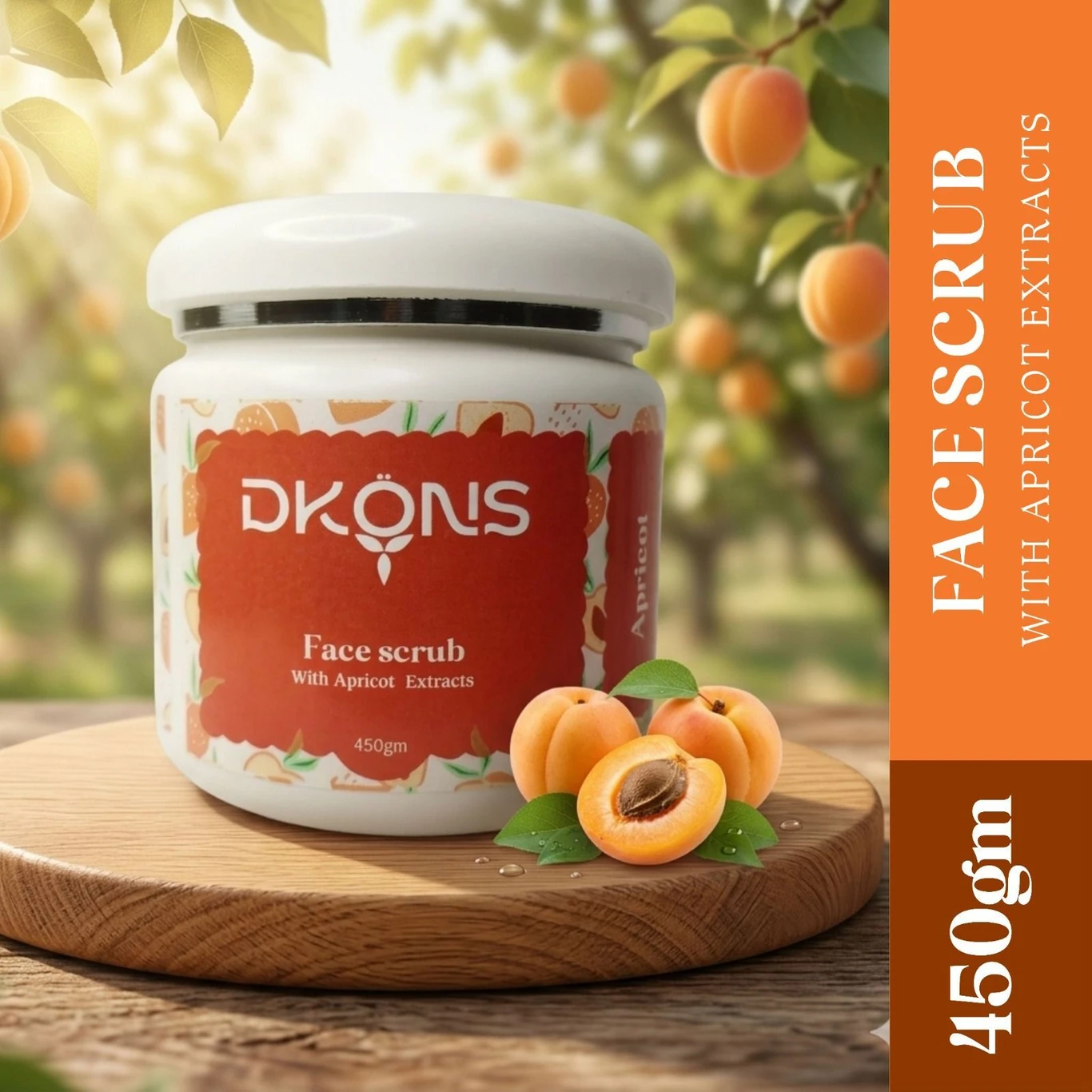 Appricot Face Scrub With Appricot Extract for reduce Acne Scrub - Image 3