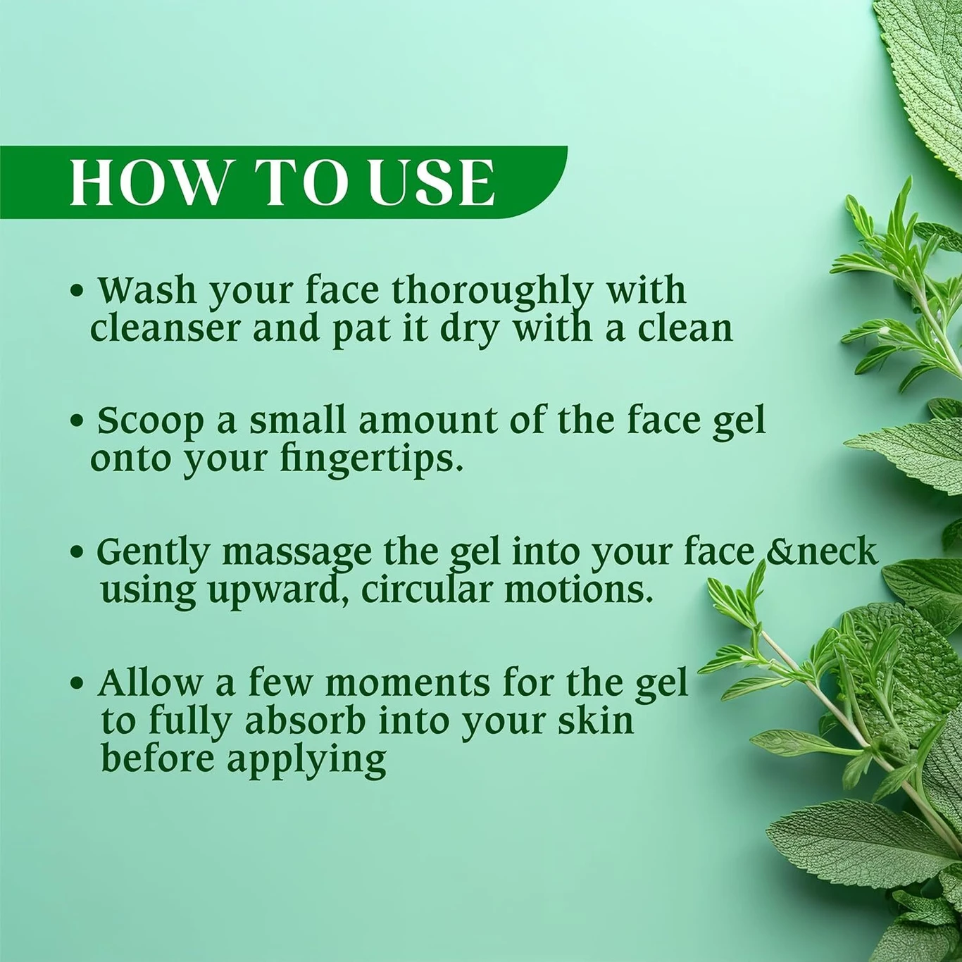 DKONS Pure Mint Face Gel Multipurpose Beauty Gel For Young Radiant Acne free Skin - Image 4