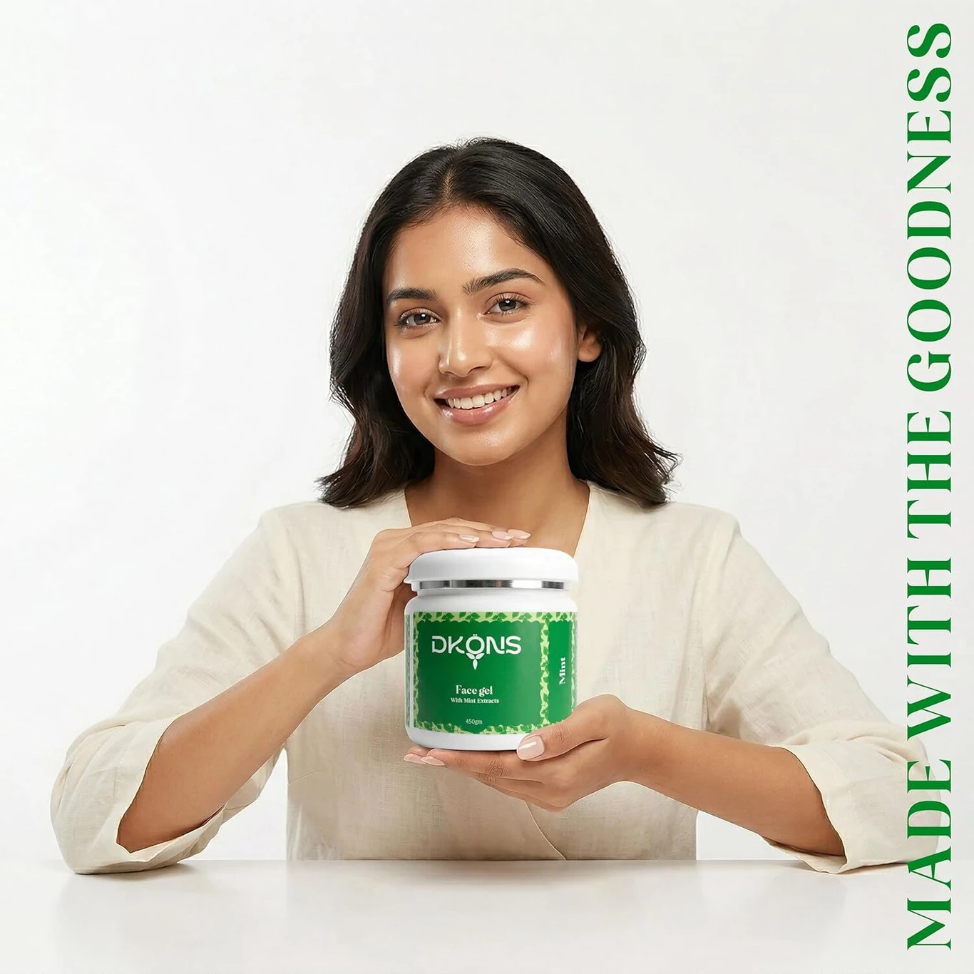 DKONS Pure Mint Face Gel Multipurpose Beauty Gel For Young Radiant Acne free Skin - Image 3