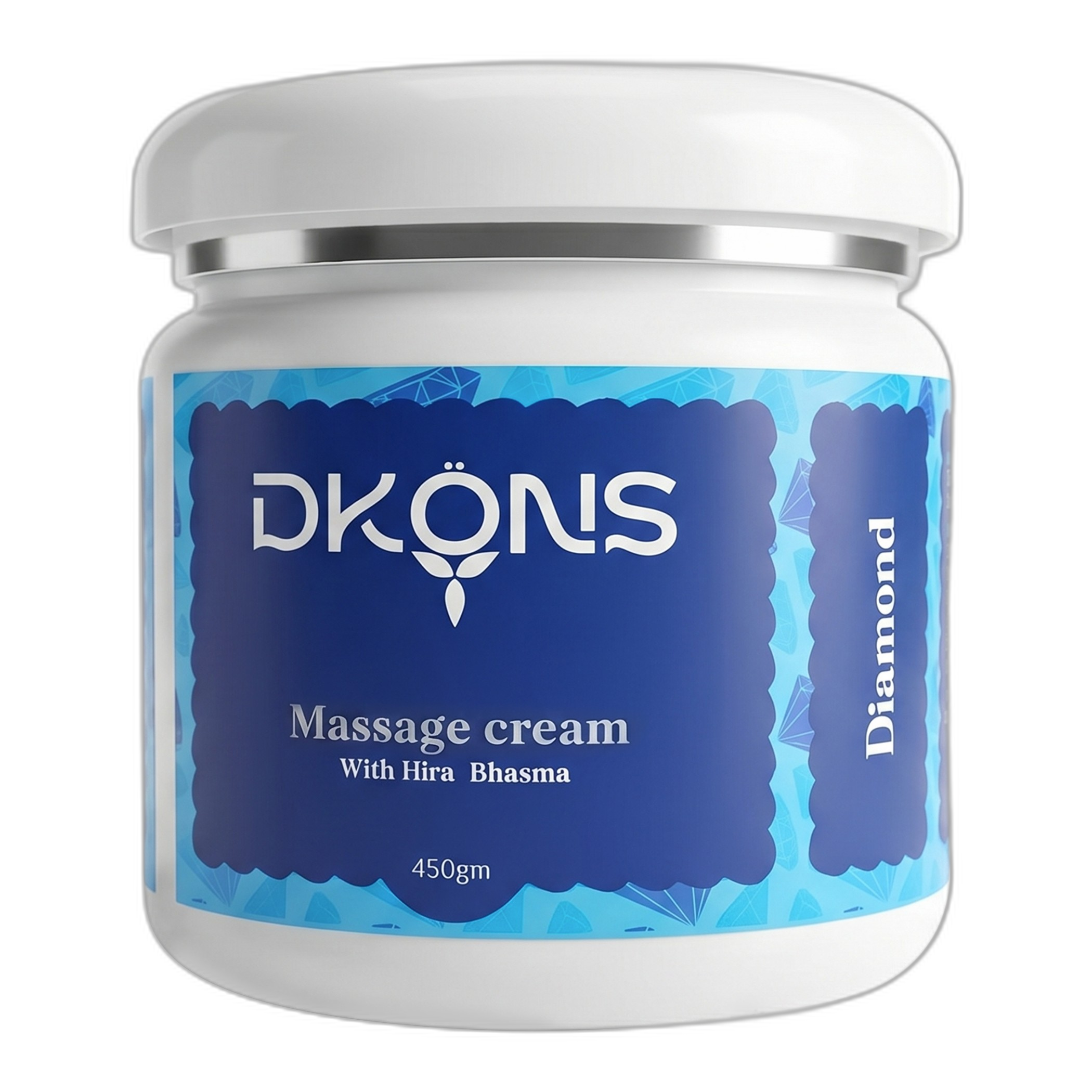 Diamond Massage Cream with Hira Bhasma Extract removes dead skin and impurities